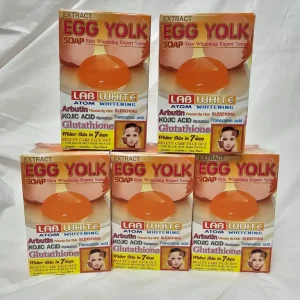 egg yolk soap lab white