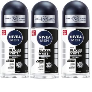 nivea men black & white invisible roll on 50ml