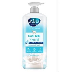 karis goat milk scrub body wash 1000ml