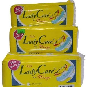 lady care pad yellow