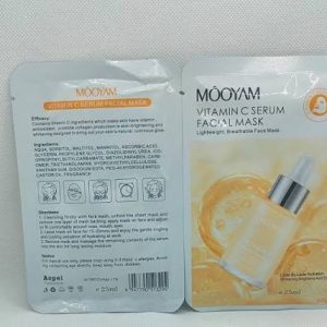mooyan vitamin c serum facial mask 25ml