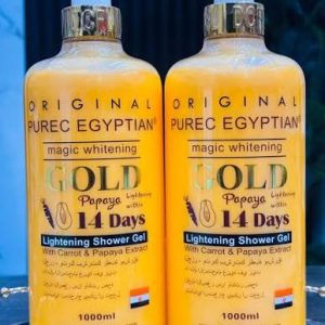 purec egyptian magic whitening gold papaya shower gel (1000ml)