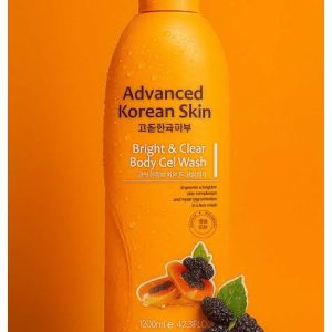 advance korean skin bright & clear body wash 1200ml
