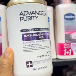 advanced purity niacinamide + hyaluronic acid lotion 500ml