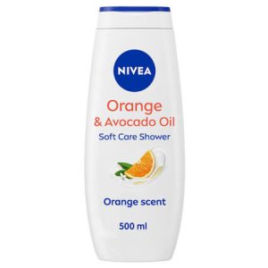 nivea orange and avocado oil shower gel (500ml)