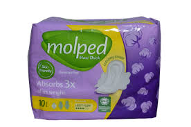 molped maxi thick sanitary pad normal flow by 10