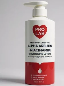 Home pro lab skin tone corrector alpha arbutin + niacinamide brightening lotion 500ml