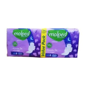 molped maxi thick sanitary pad value pack 14