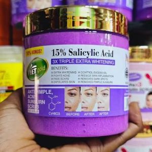 veet gold 15% salicylic acid body scrub 650ml
