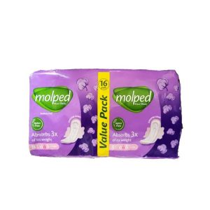 molped maxi thick sanitary pad value pack 16
