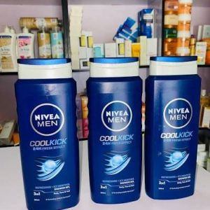 nivea men cool kick shower gel 3 in 1 500ml
