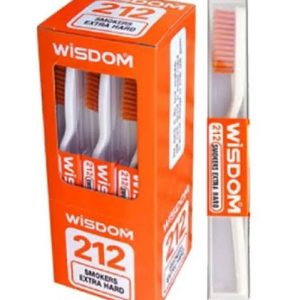 wisdom 212 smokers tooth brush extra hard