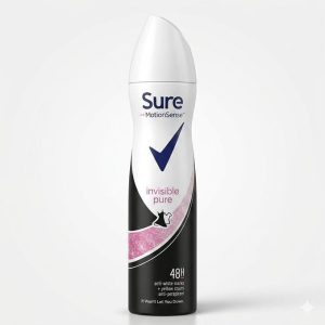 sure invisible pure anti perspirant spray 250ml