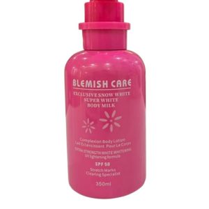 blemish care exclusive snow white super white body milk 350ml