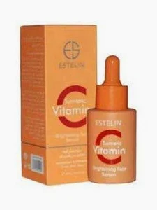 estelin turmeric vitamin c brightening face serum 30ml