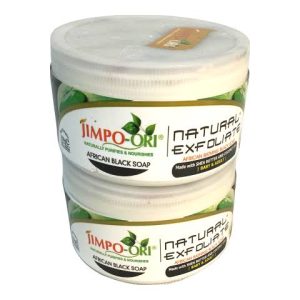jimpo ori exfoliate black soap 250g