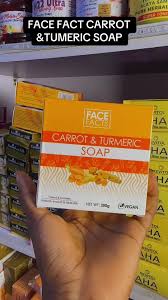 face facts carrot & turmeric soap 200g
