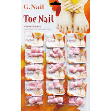 g. nail toe nail