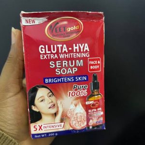 veet gold gluta hya extrawhitening serum soap 200g