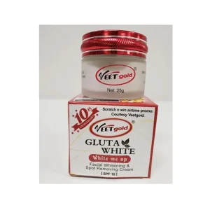 veet gold gluta white facial whitening & sport removal cream 25g