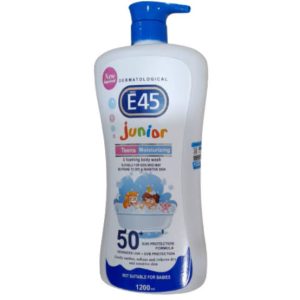 e45 junior teens moisturizing body wash (1200ml)