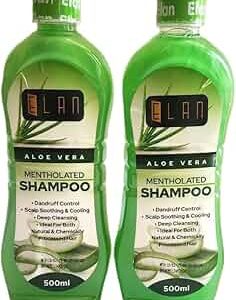 elan mentholated alove vera shampoo 500ml