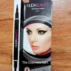 huda beangel eyeliner + seal zinl