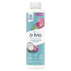 st. ives hydrating body wash coconut water & orchid 650ml