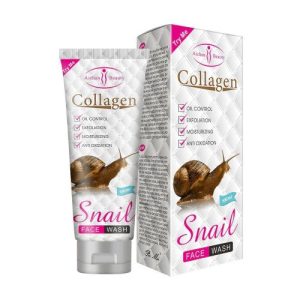 snail collagen face wash