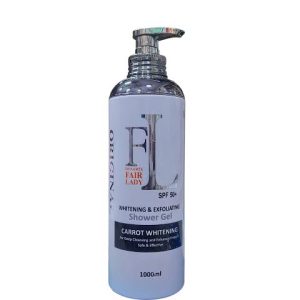 fair lady carrot whitening shower gel 1000ml