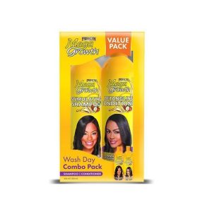 mega growth wash day combo pack (shampoo & conditioner) 354ml/354ml