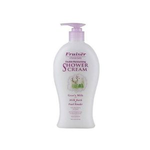 fruiser shower cream goat's milk with milk bath & pearl powder 1000ml