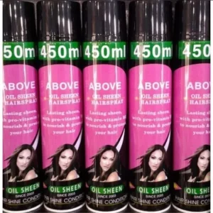 above oil sheen hair spray 450ml