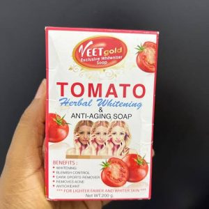 veet gold tomato herbal whitening & anti aging soap 200g
