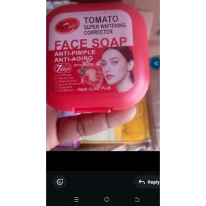 veet gold tomato face soap cup 100ml