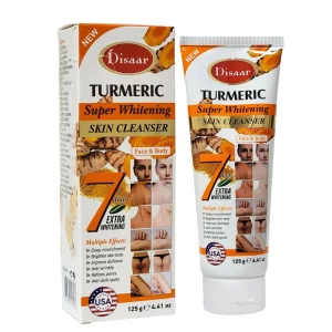 disaar turmeric super whitening skin cleanser 125g