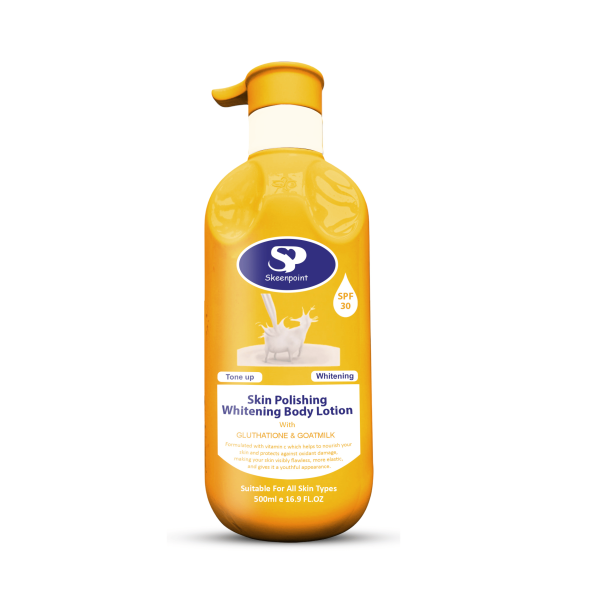 skeen point skin polishing whitening body lotion with glutathione and goat milk 500ml skeen point skin polishing whitening body lotion with glutathione and goat milk 500ml