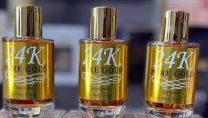 24k pure gold for women body misit hannas secret 50ml