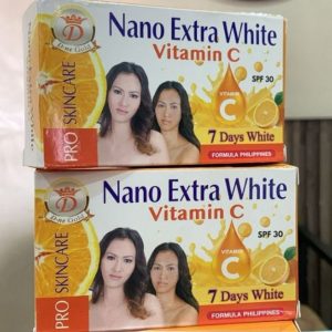 nano extra white vitamin c soap 160g