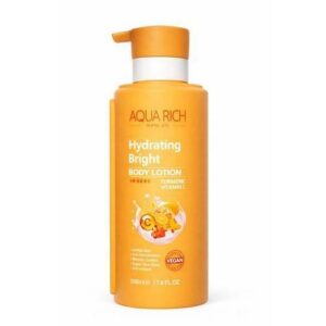 aqua rich hydrating bright body lotion turmeric vitamin c 500ml