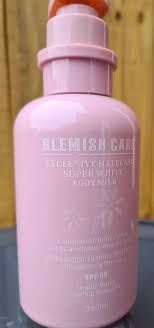 blemish care exclusive half cast super white body milk lotion 350ml blemish care exclusive half cast super white body milk lotion 350ml