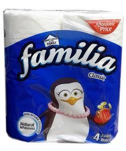 familia toilet rolls by 4