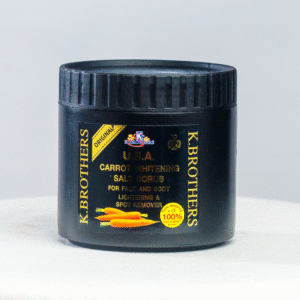k. brothers carrot whitening salt scrub 650g