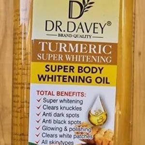 dr. davey turmeric super body whitening oil 215ml