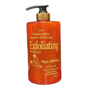 golden glow intensive whitening exfoliating shower gel 1000ml