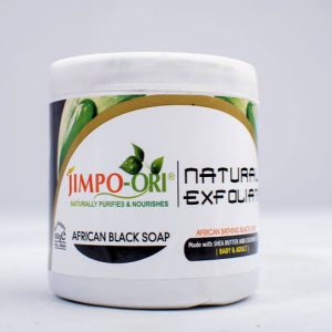 jimpo ori exfoliate black soap 500g