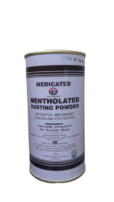 medicated mentholated dusting powder 200g medicated mentholated dusting powder 200g