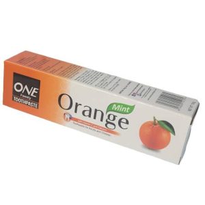 one family tooth paste orange