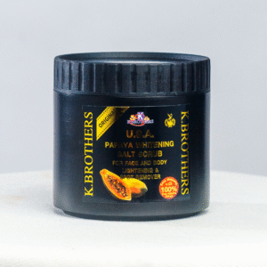 k brothers papaya whitening salt scrub 650g