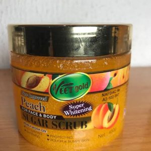 veet gold peach scrub 450g